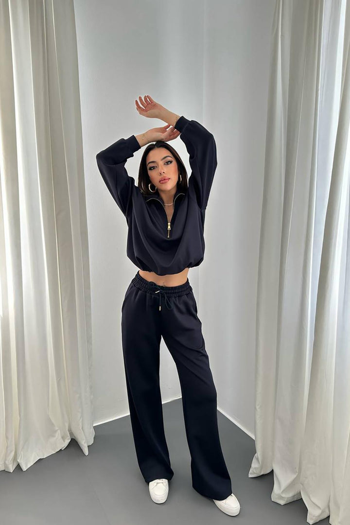 ELS Wholesale Navy Front Zippered Scuba Suit - Provo