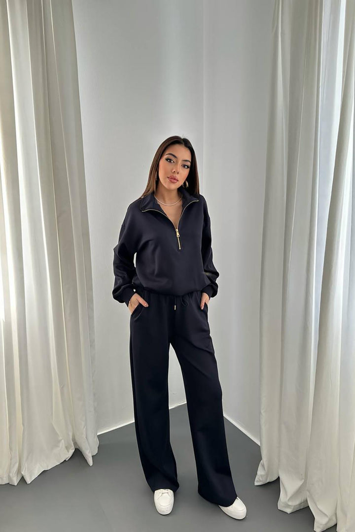 ELS Wholesale Navy Front Zippered Scuba Suit - Provo