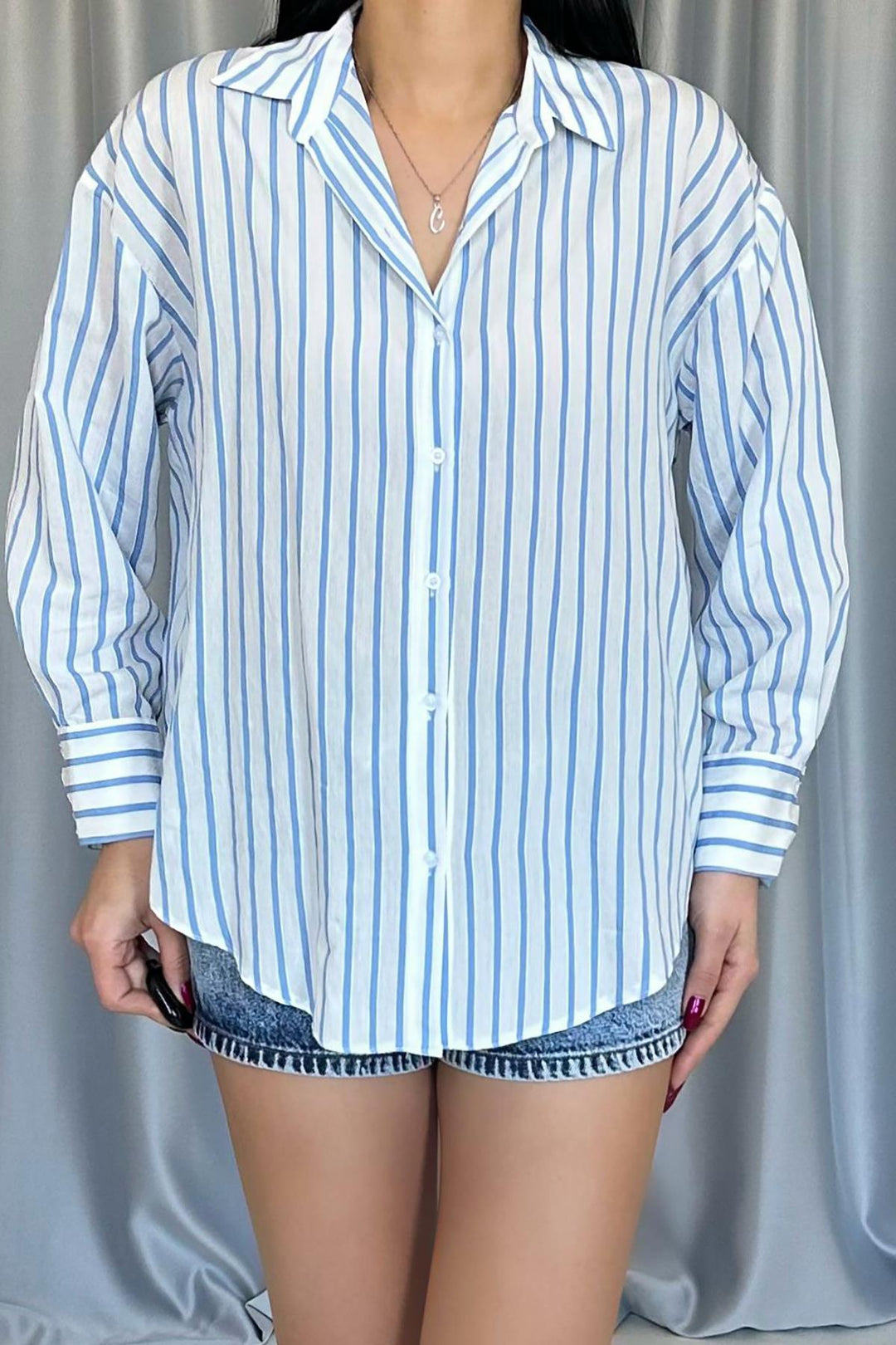 ELS Wholesale Blue Striped Shirt - Kensington