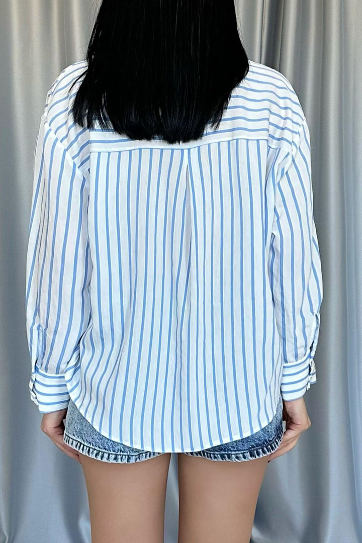 ELS Wholesale Blue Striped Shirt - Kensington