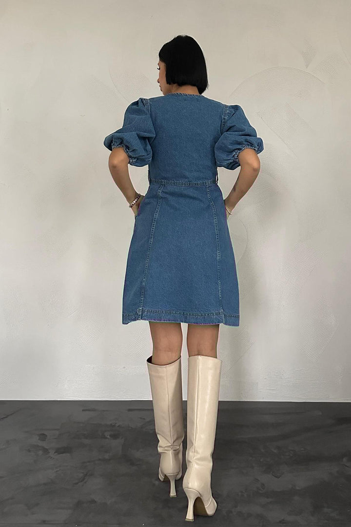 ELS Wholesale Blue Denim Dress - Lac-Brome