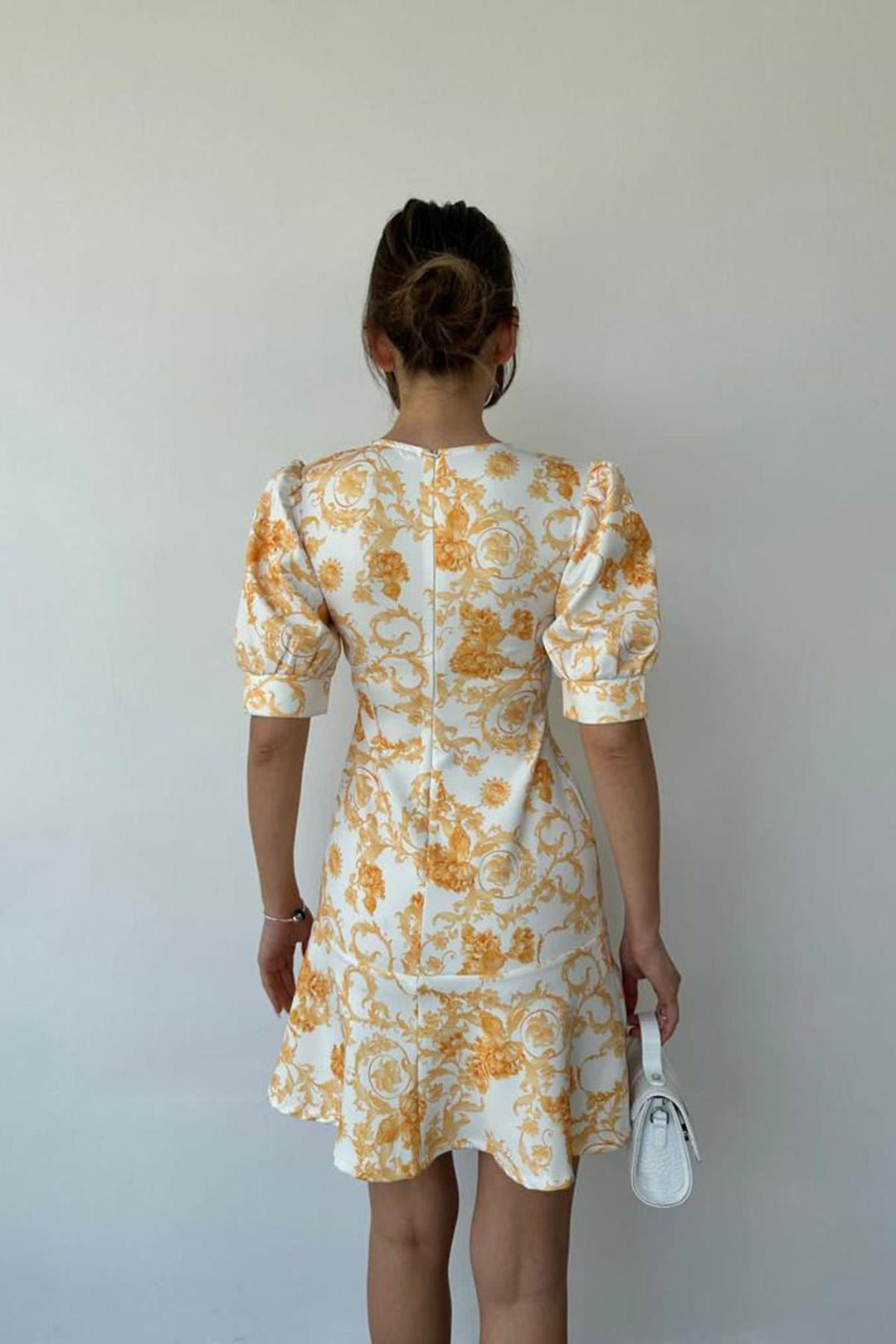 ELS Wholesale Yellow Flowered Dress - Liverpool