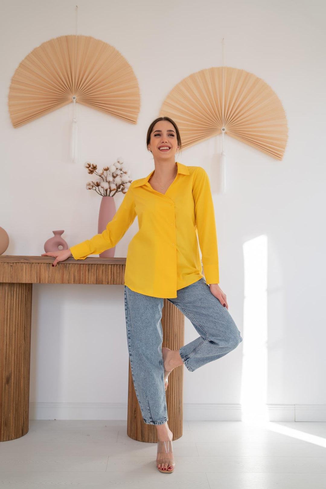 ELS Wholesale Yellow Buttoned Shirt - Coatbridge