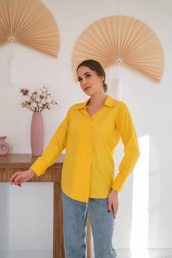 ELS Wholesale Yellow Buttoned Shirt - Coatbridge