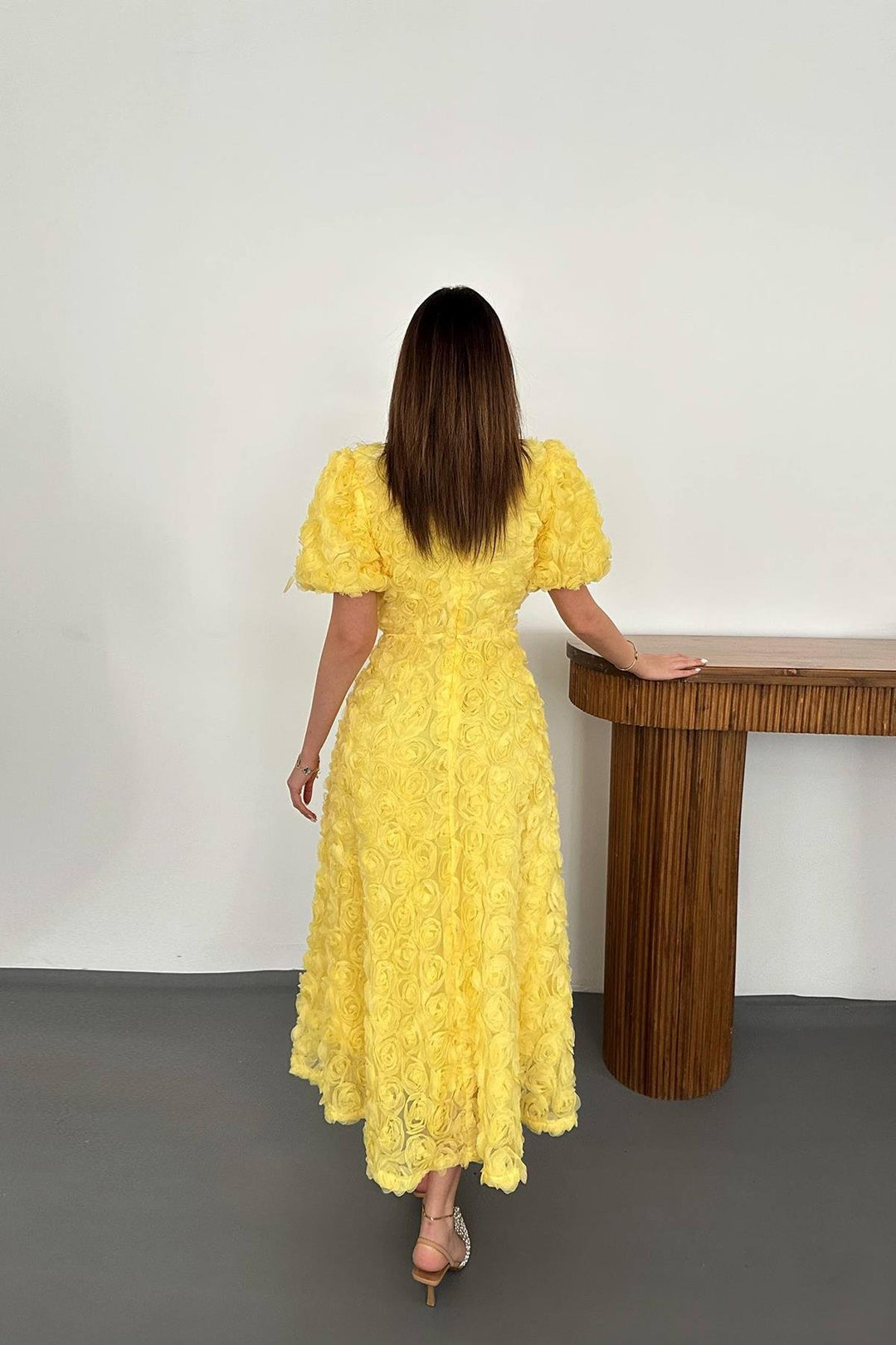 ELS Wholesale Yellow Rose Dress - Racine