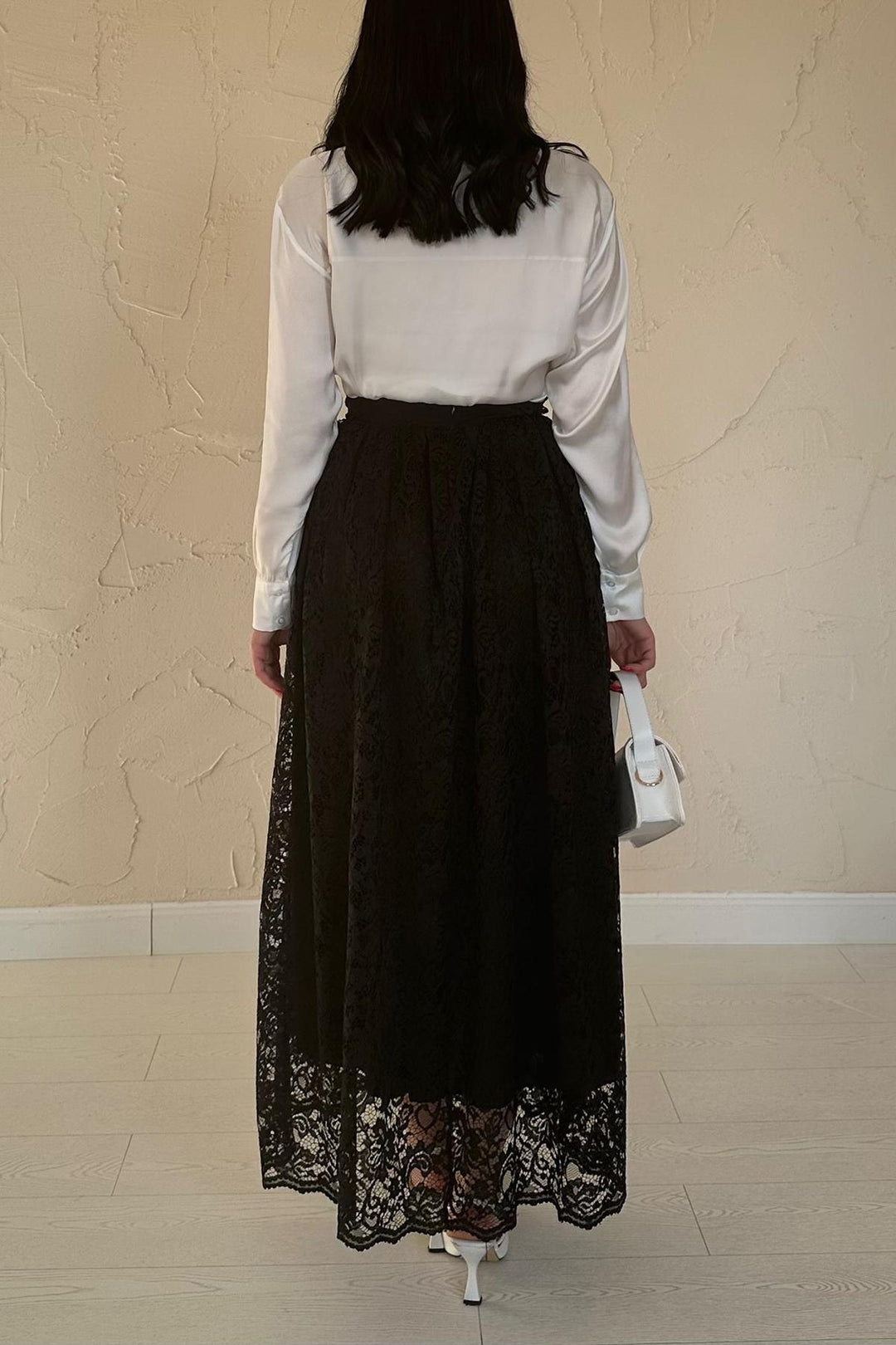 ELS Wholesale Black Lace Long Skirt - Chernihiv