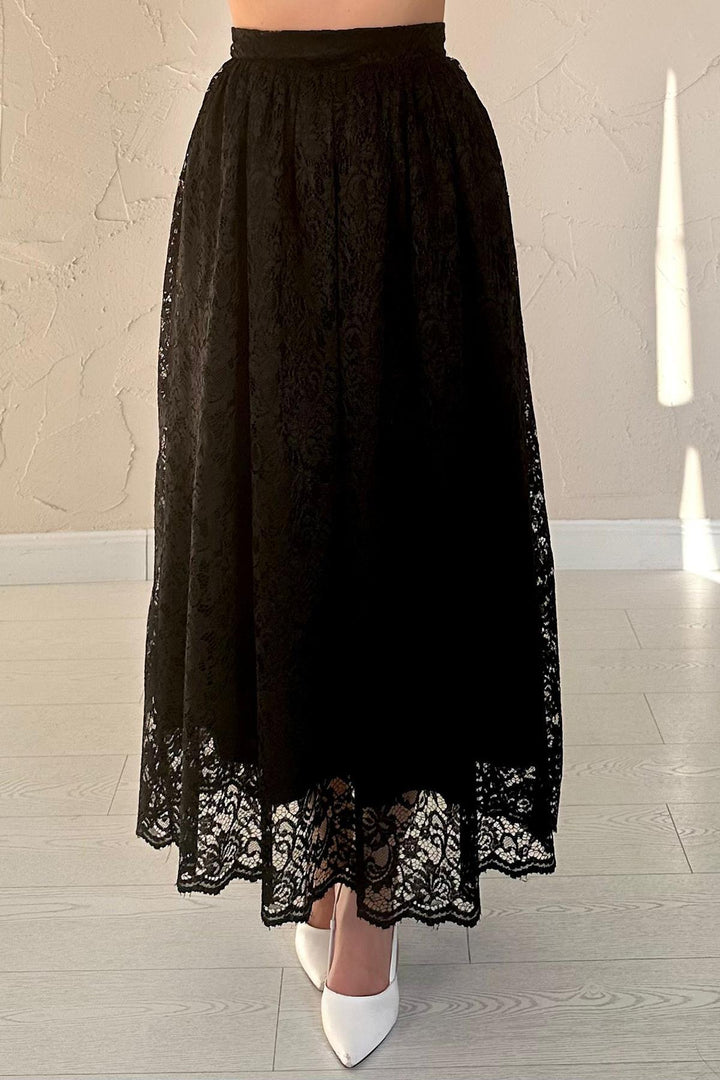 ELS Wholesale Black Lace Long Skirt - Chernihiv