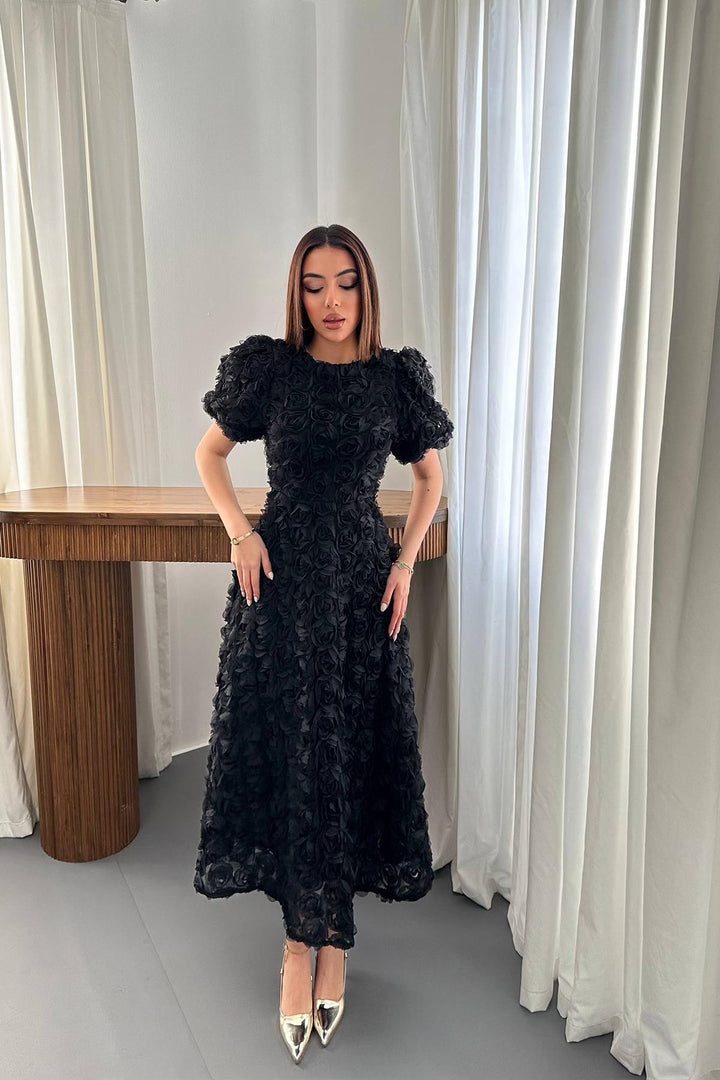 ELS Wholesale Black Rose Dress - Mission