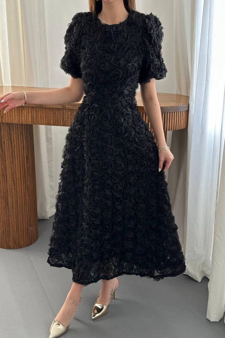 ELS Wholesale Black Rose Dress - Mission