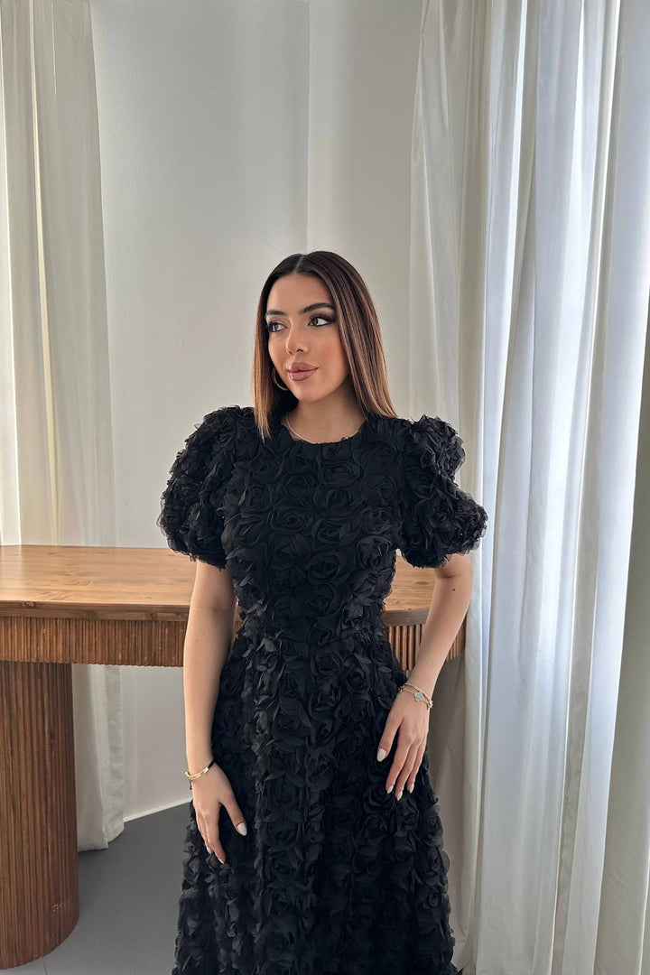 ELS Wholesale Black Rose Dress - Mission