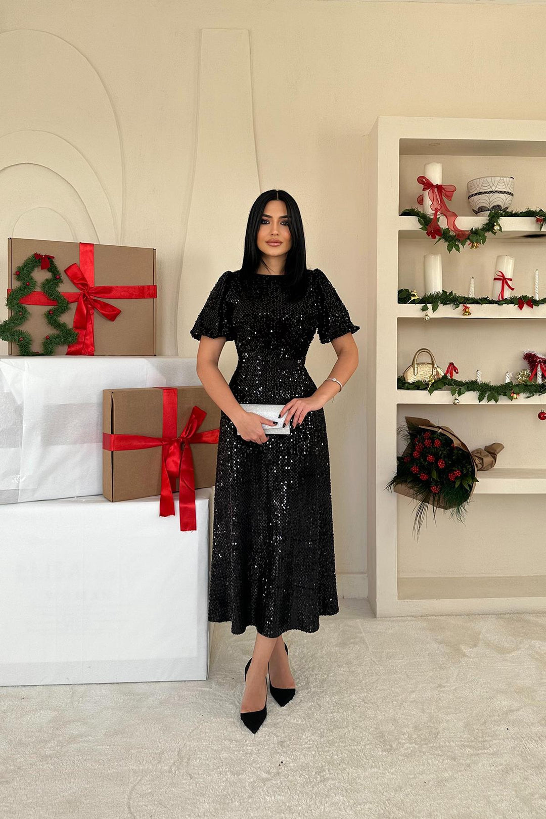 ELS Wholesale Black Clerical Dress - Waiblingen