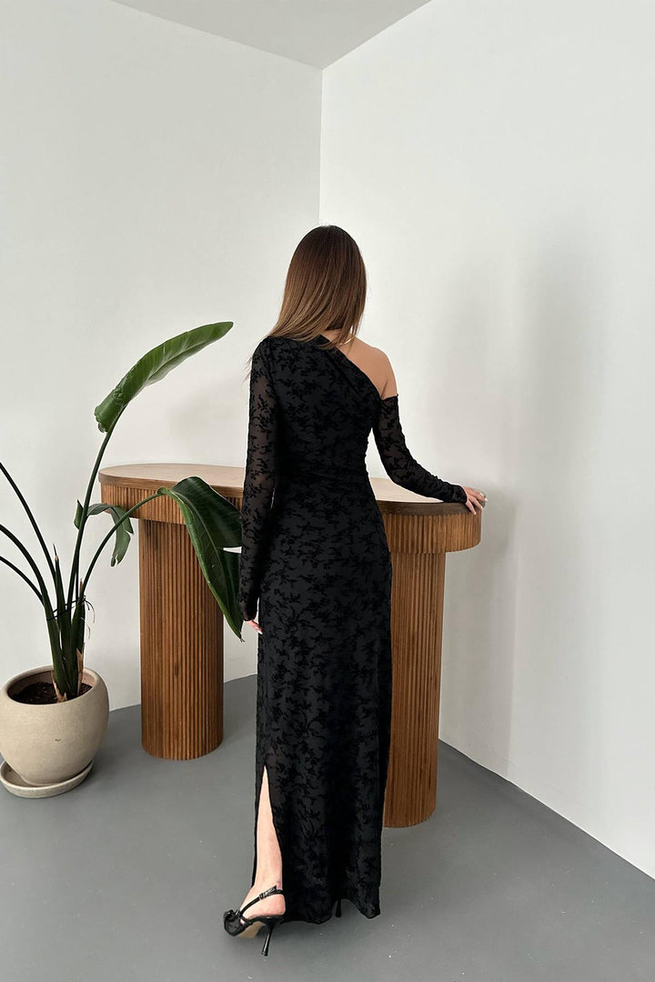 ELS Wholesale Black Transparent Dress - Longmont