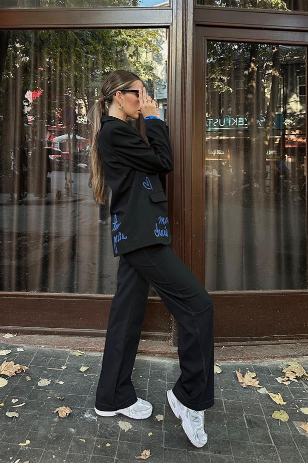 RYN Coated Jacket Suit - Black - Neumünster
