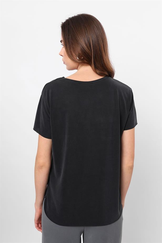 RYN Wholesale Basic Tshirt Anthracite - Colomiers