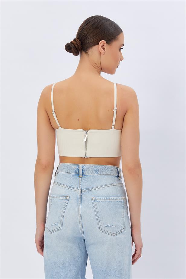 RYN Studded Hanger Blouse - CREAM - Esplugas de Llobregat