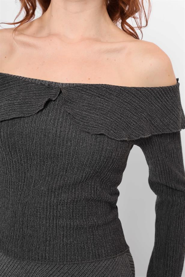 RYN Wholesale Knitted Black Blouse - St. Cloud