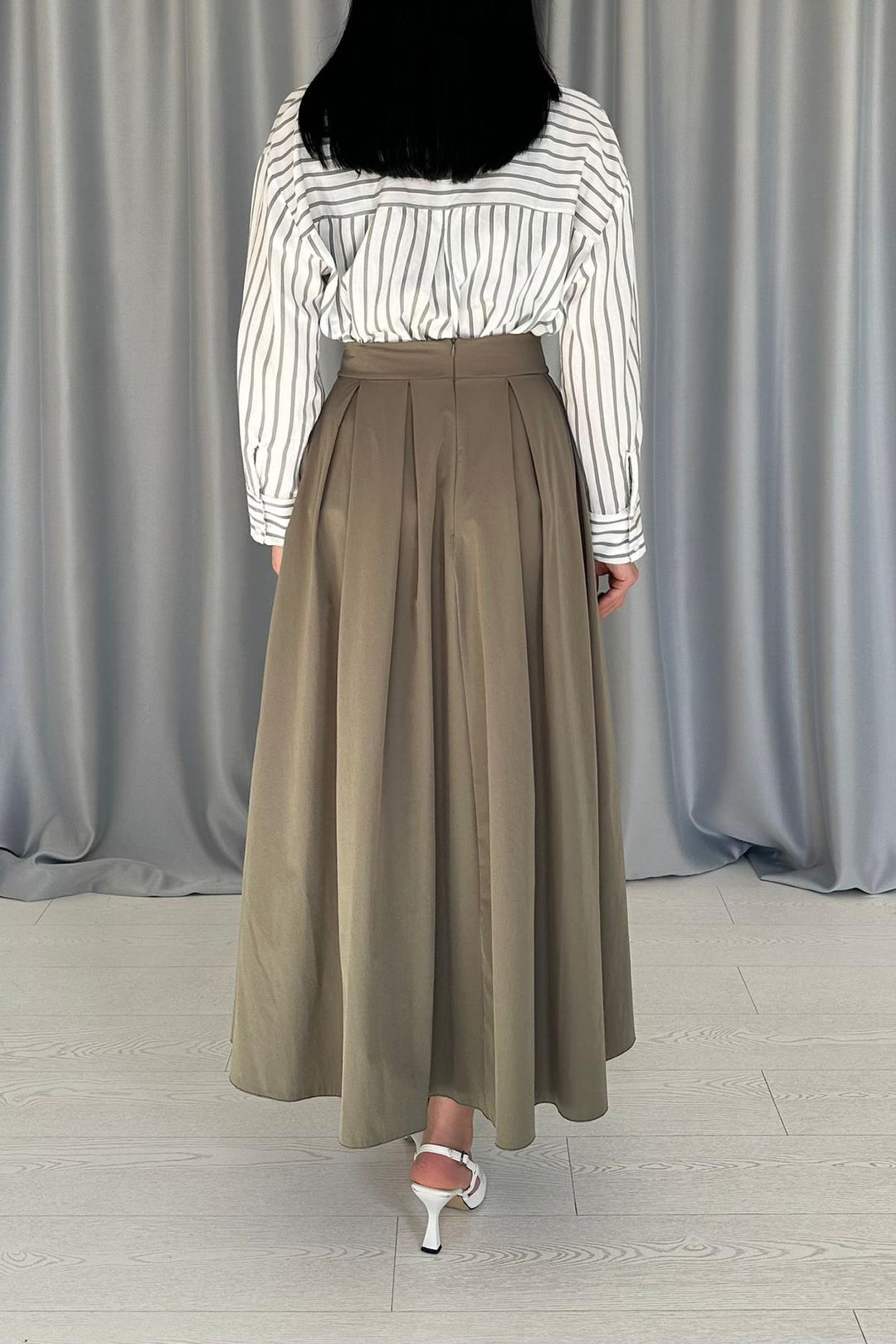 ELS Wholesale Green Striped Shirt - Canberra
