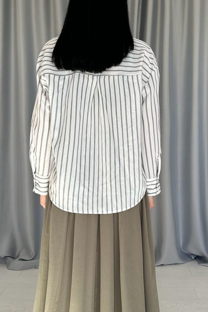 ELS Wholesale Green Striped Shirt - Canberra
