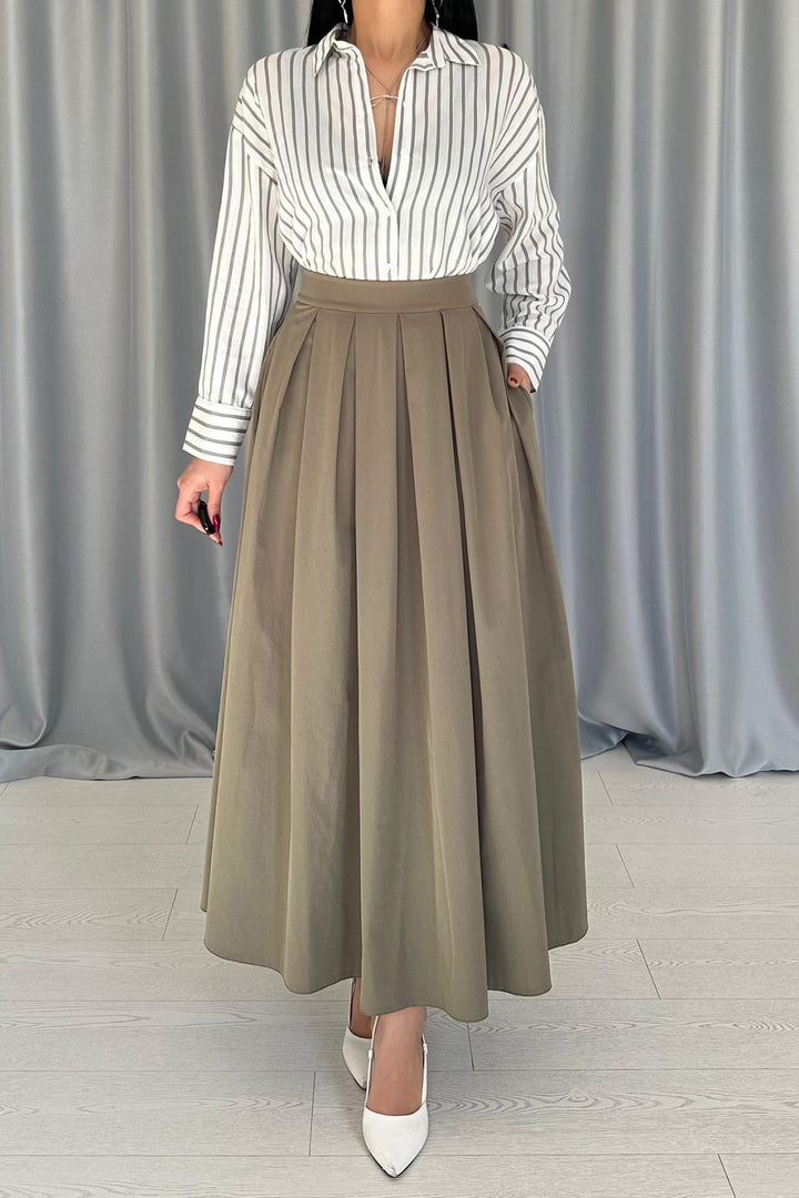 ELS Wholesale Green Striped Shirt - Canberra