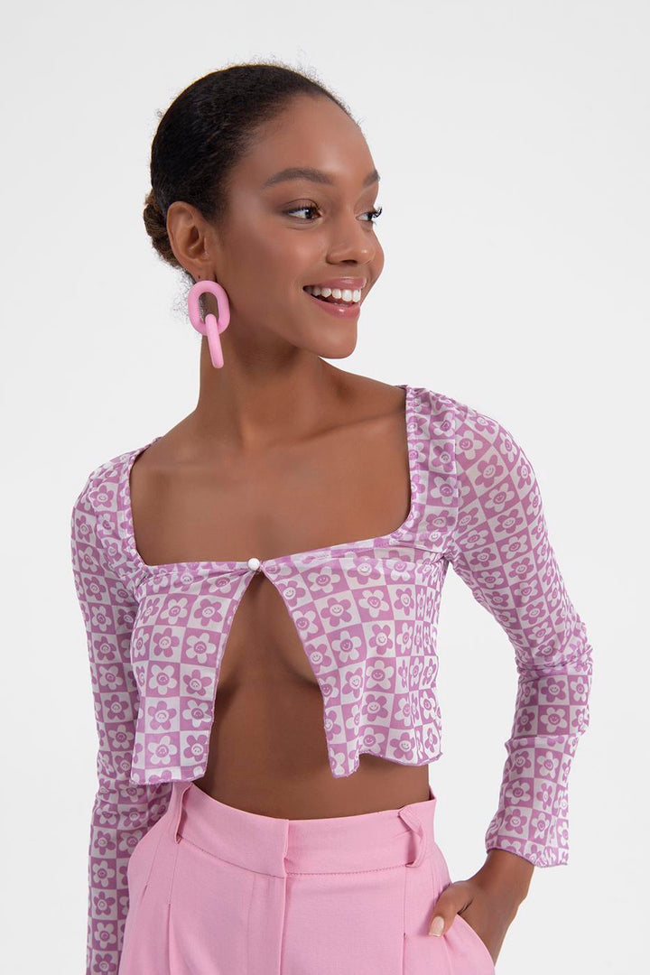 BSL Women Tulle crop cardigan - Trenton
