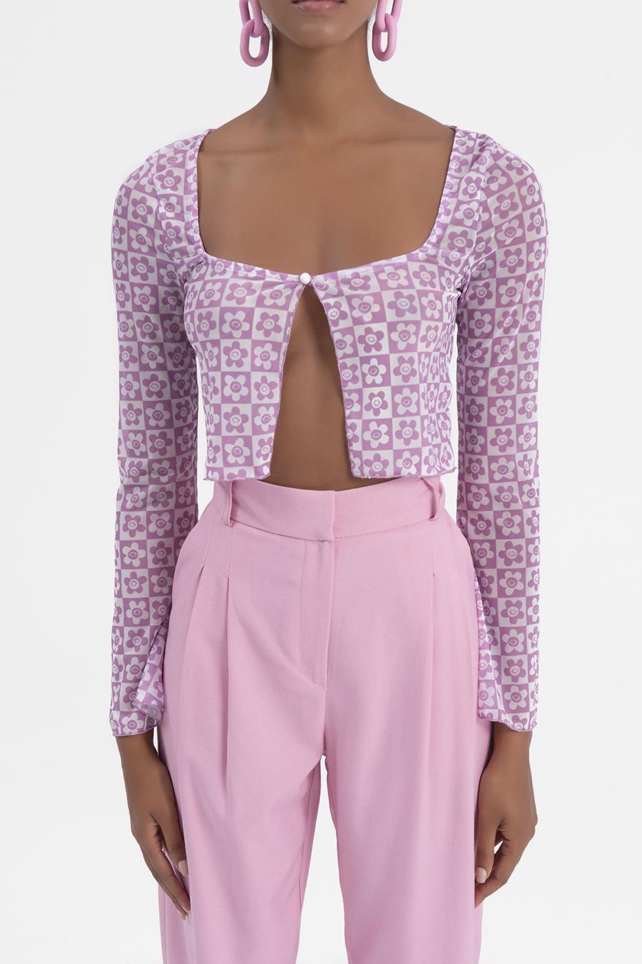 BSL Women Tulle crop cardigan - Trenton