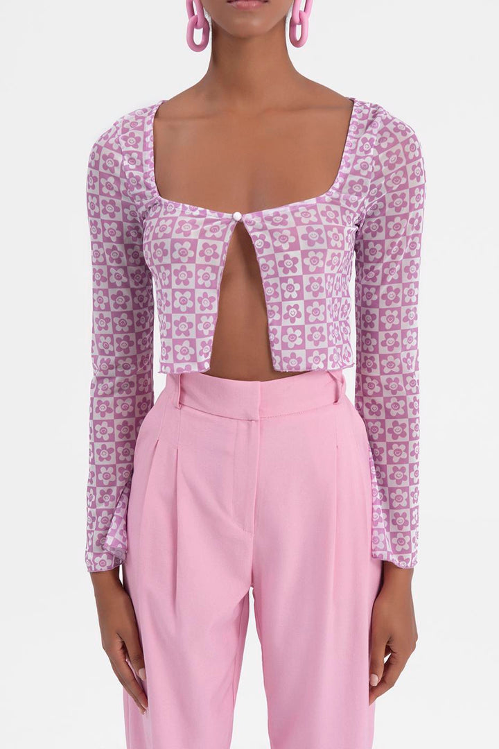 BSL Women Tulle crop cardigan - Trenton