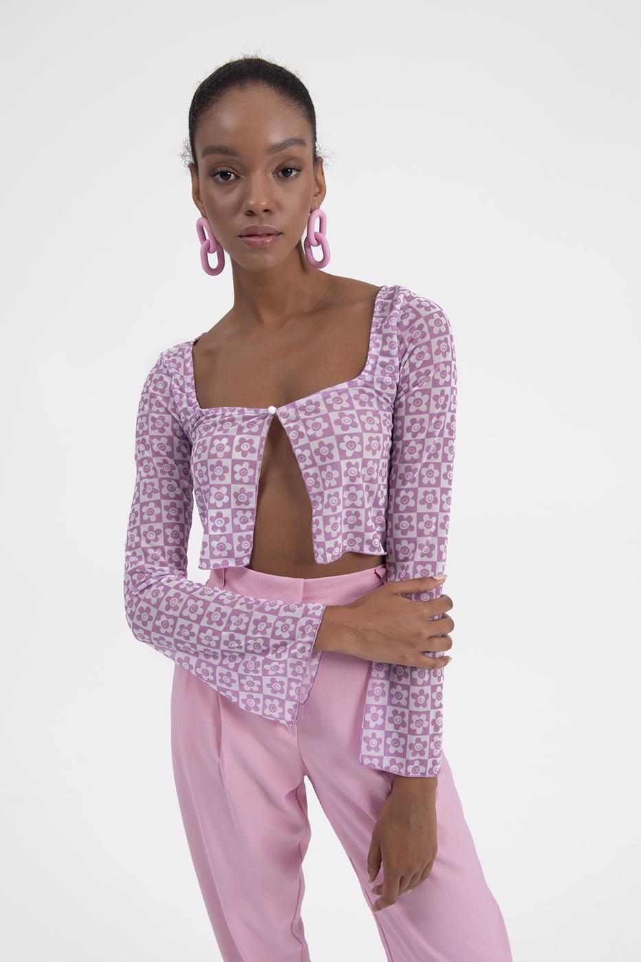 BSL Women Tulle crop cardigan - Trenton