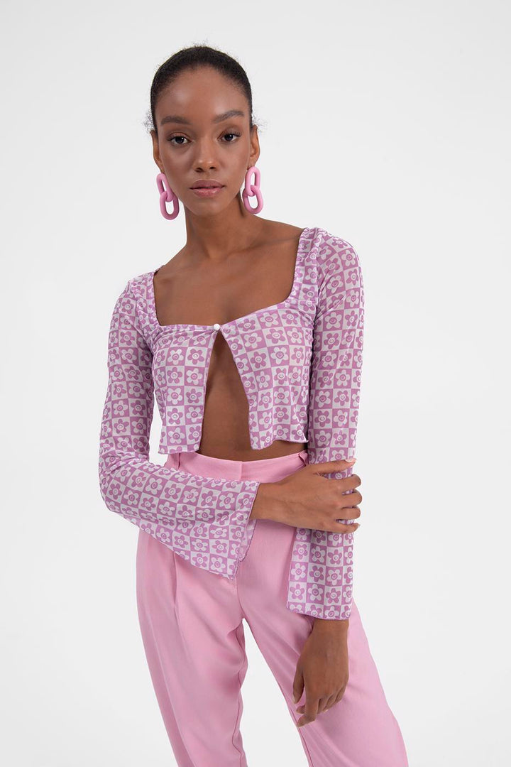 BSL Women Tulle crop cardigan - Trenton