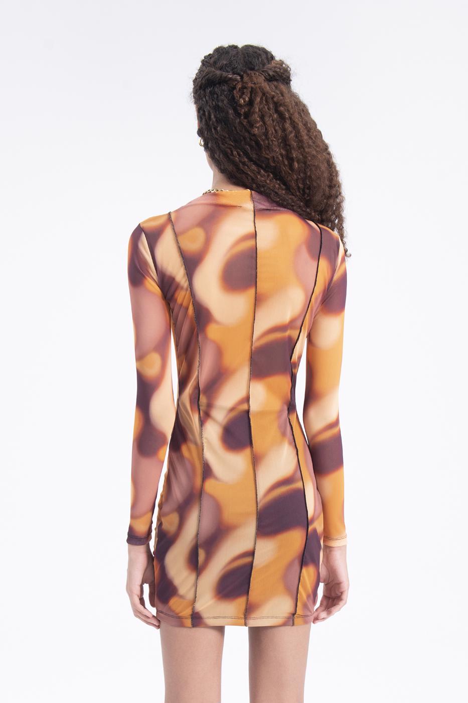 BSL Women Tulle patterned mini dress - Makiivka