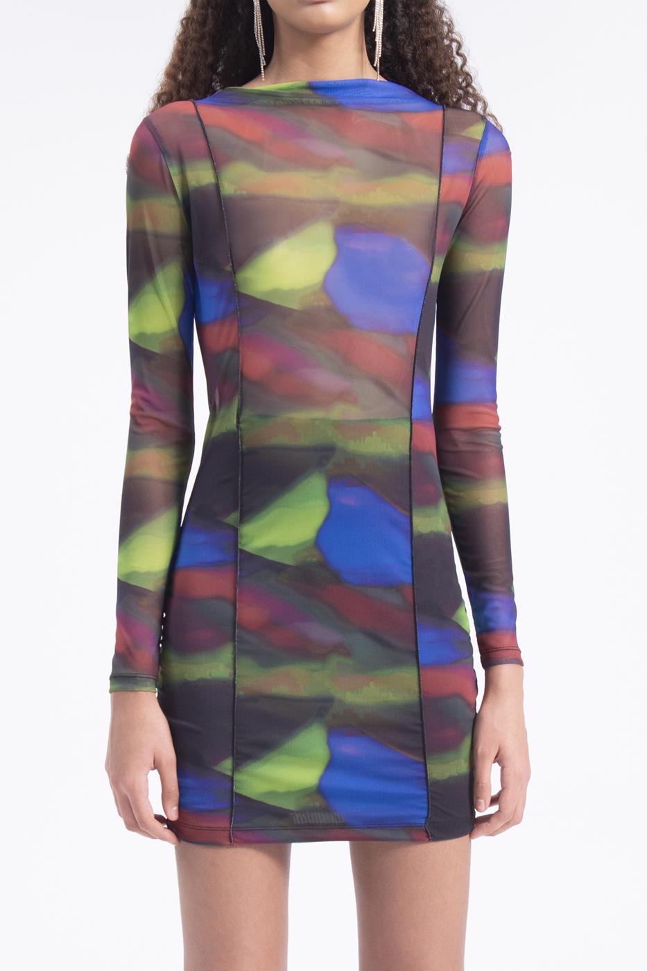 BSL Women Tulle patterned mini dress - East Orange