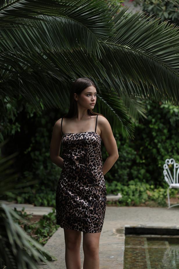 RYN Wholesale Mini Dress Leopard Pattern - Lüneburg