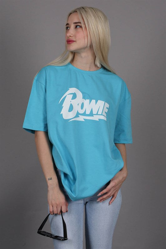 MDX Turquoise Printed Oversized T-shirt MG1514 - Grants Pass