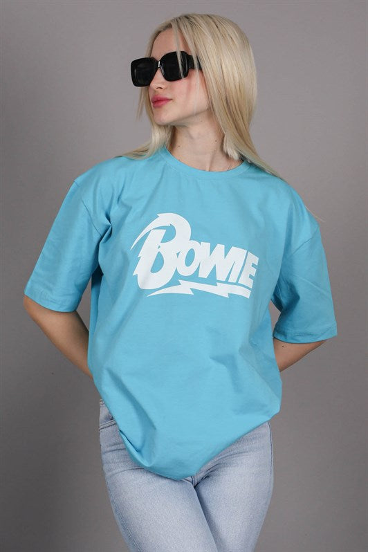 MDX Turquoise Printed Oversized T-shirt MG1514 - Grants Pass