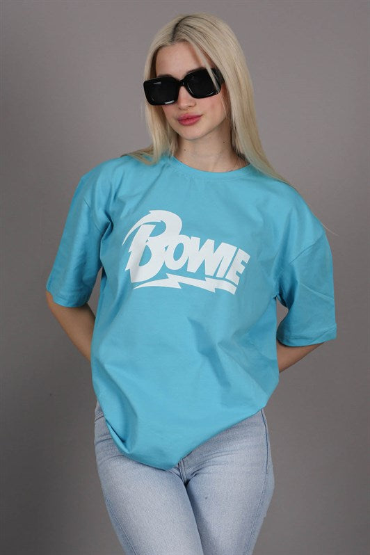 MDX Turquoise Printed Oversized T-shirt MG1514 - Grants Pass