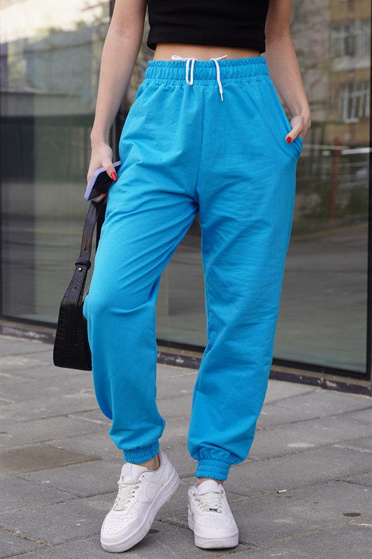 MDX Turquoise Comfort Fit Basic Sweatpants Bottom MG1635 - St. Cloud