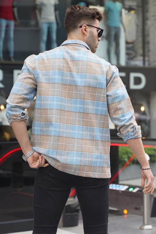 MDX Turquoise Plaid Lumberjack Shirt 6713 - Garland