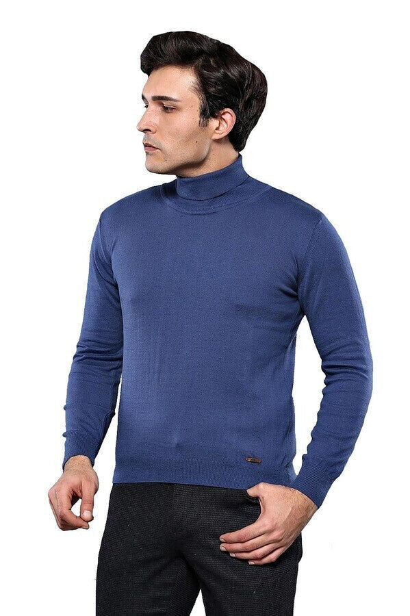 WSS Turtleneck Blue Sweater  - Svitlovodsk