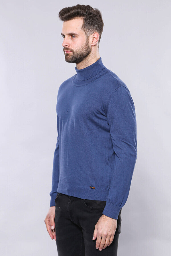 WSS Turtleneck Blue Sweater  - Svitlovodsk