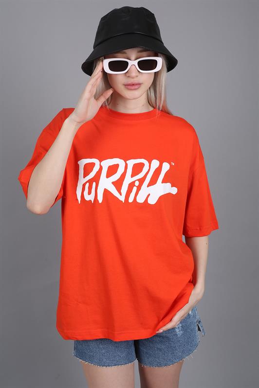 MDX Orange Printed Oversized T-shirt MG1490 - Turnhout