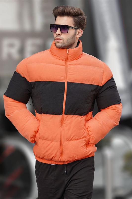 MDX Orange Stand-Up Collar Puffer Jacket 6806 - Myrhorod