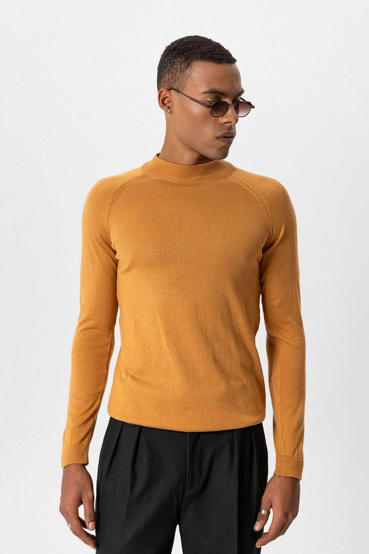 ANT Antioch Tobacco Half Neck Men's Sweater - Eastleigh