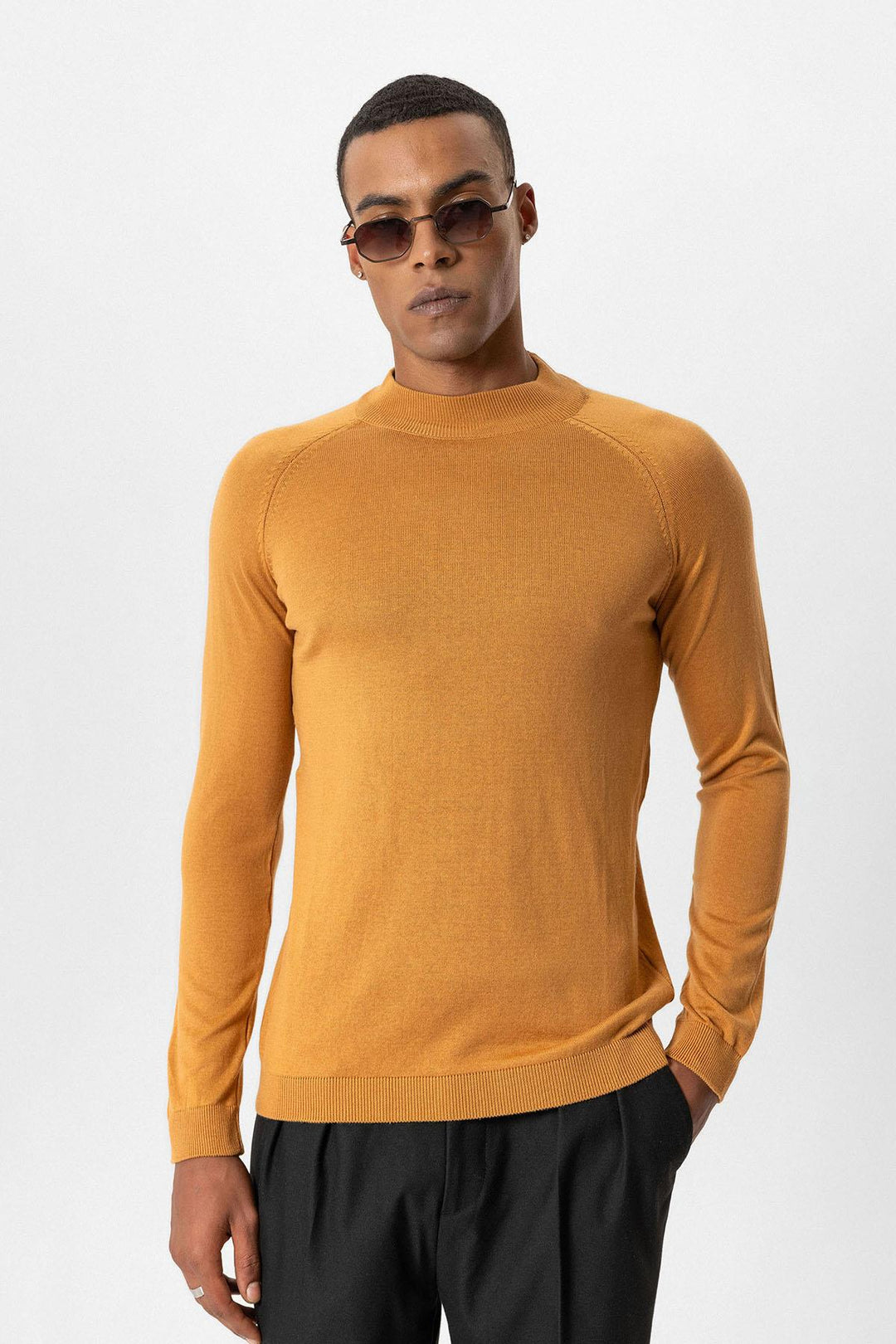 ANT Antioch Tobacco Half Neck Men's Sweater - Eastleigh