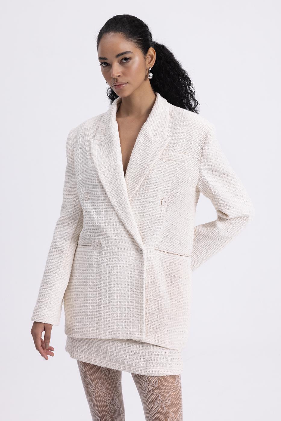 BSL Women Tweed Blazer Jacket - Osnabrück