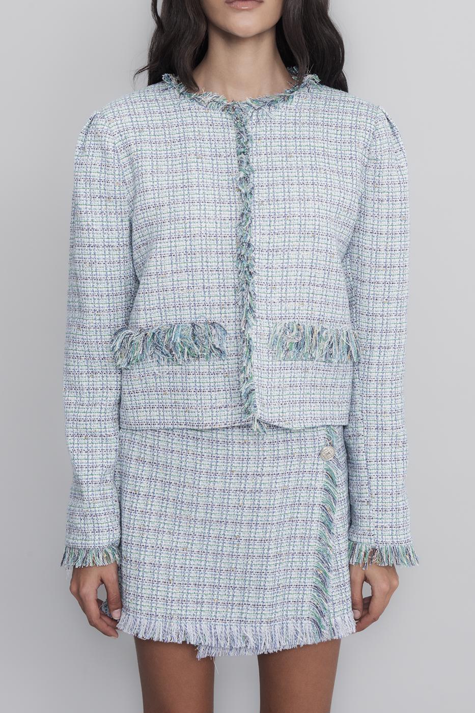 BSL Women Tweed Crop Jacket - Charleville-Mézières