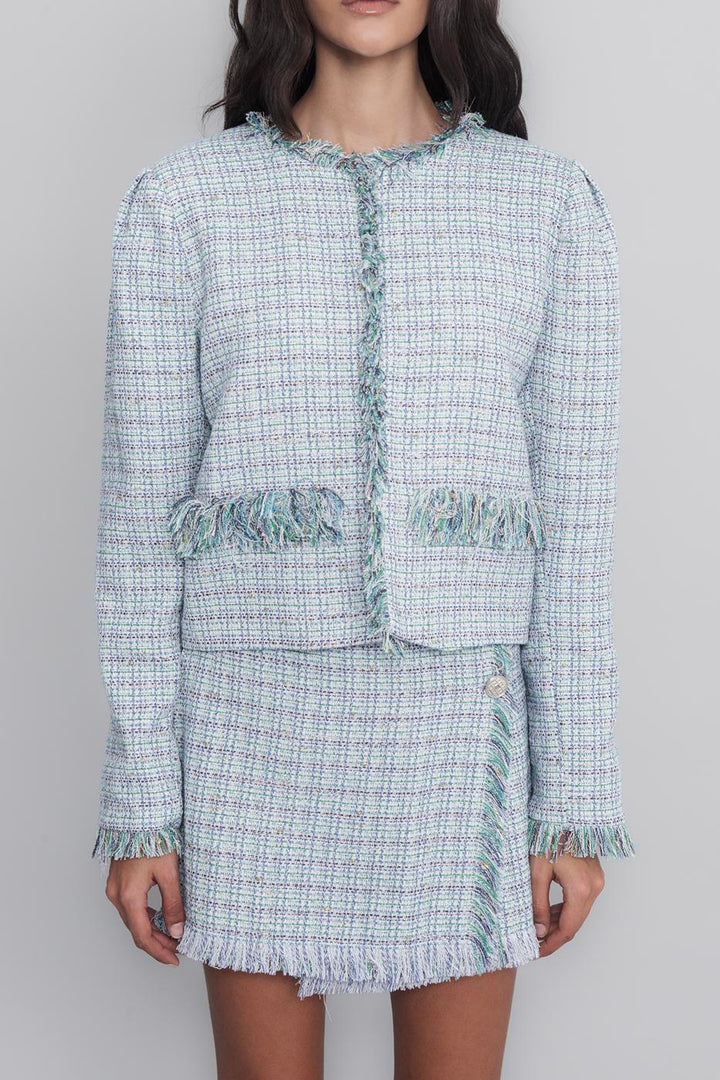 BSL Women Tweed Crop Jacket - Charleville-Mézières