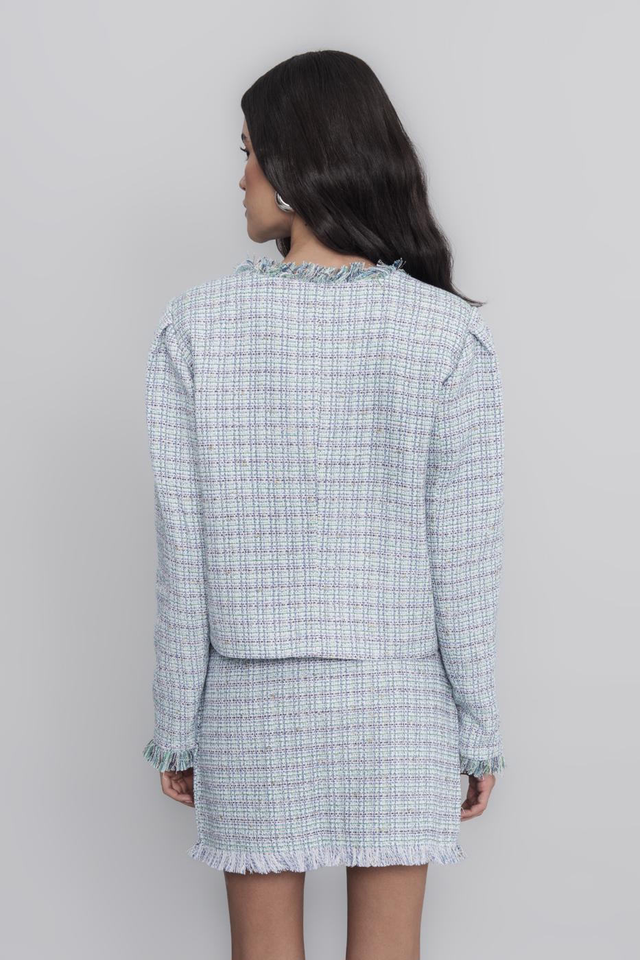 BSL Women Tweed Crop Jacket - Charleville-Mézières