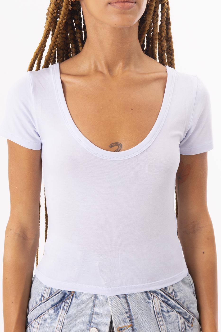 BSL Women U Neck Short Sleeve Top - Bethesda