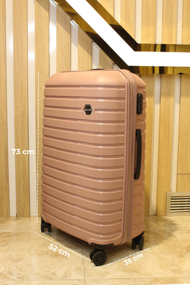 FST Unisex Large Size Suitcase 438CA10663B Powder - Dover