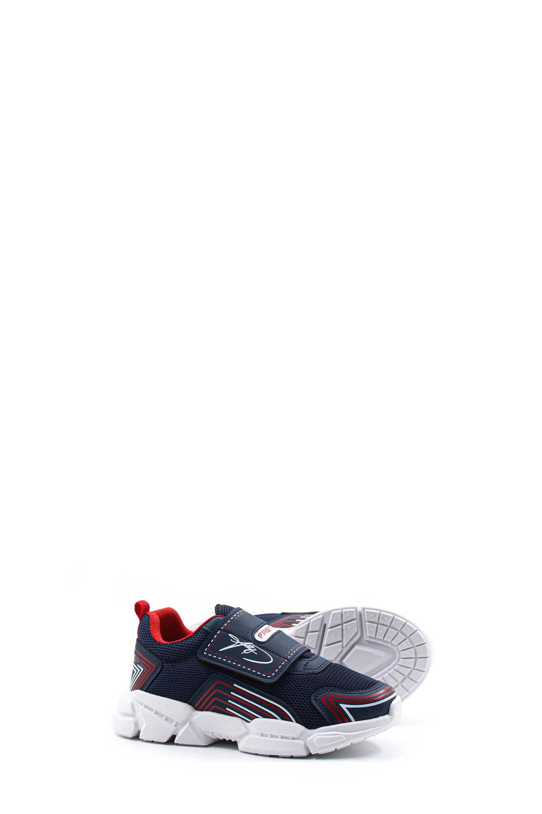 FST Unisex Kids Sneaker Shoes 133XCAA-35 Navy Red - Cluj-Napoca