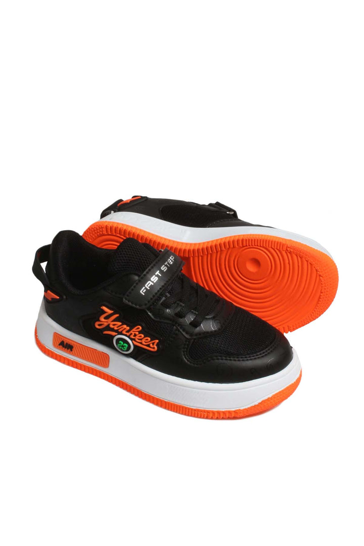 حذاء رياضي للأطفال للجنسين من FST 461XCA3002 أسود F.Orange - Southall